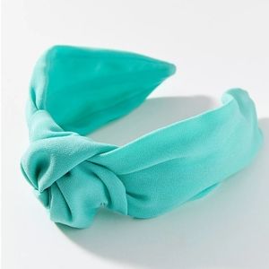 Anthropologie Ezra Knotted Headband - turquoise